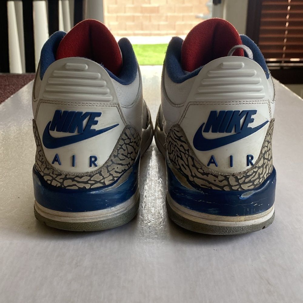 JORDAN 3 Retro OG Mid True Blue Men’s Shoes 2016 # 854263-106 Size 12 - Picture 3 of 10